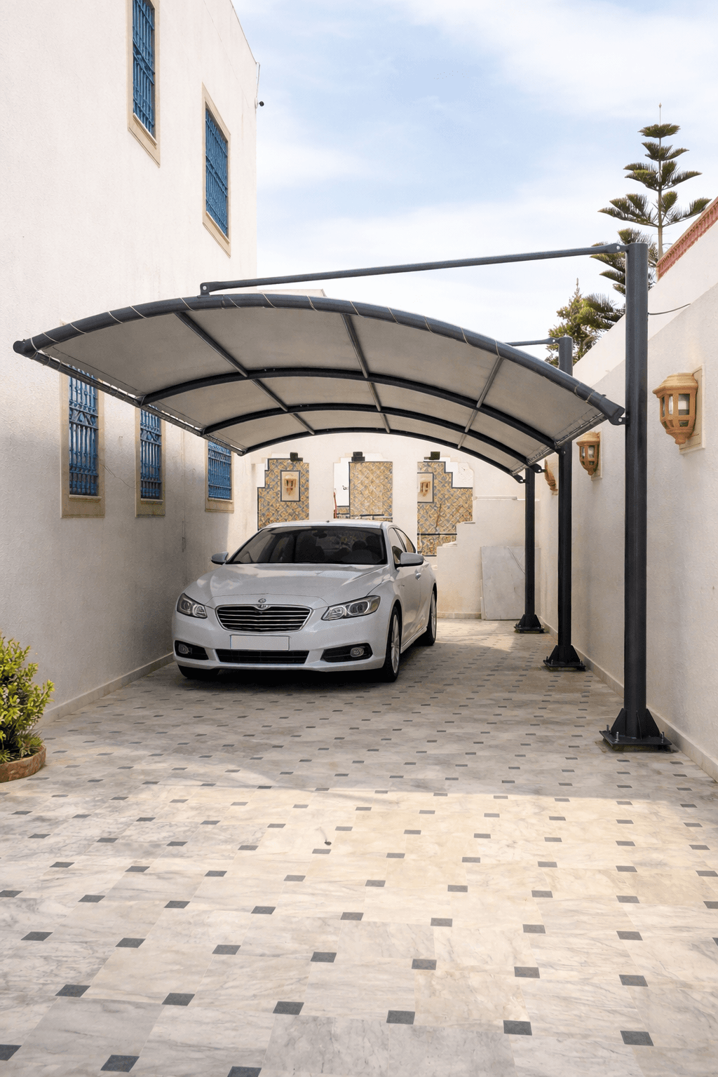 Abri de voiture sur mesure Sfax